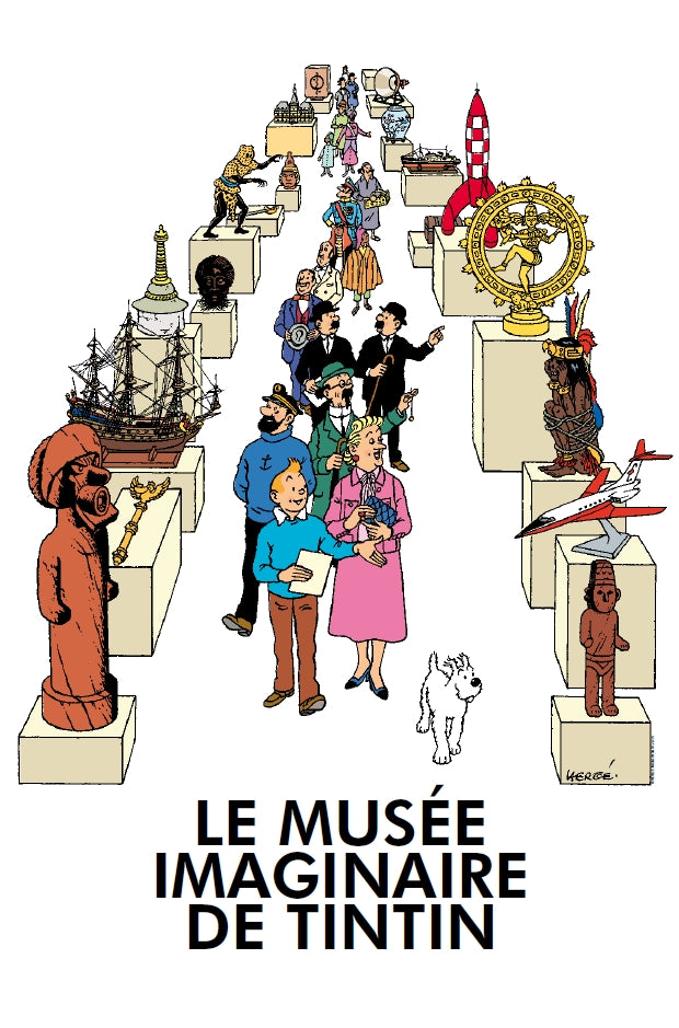 TINTIN: LE MUSEE IMAGINAIRE DE TINTIN - poster 40 x 60 cm
