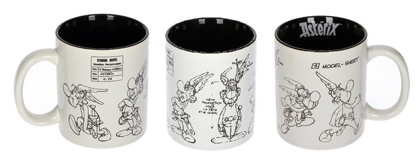ASTERIX: DESSIN CRAYONNE - mug porcelaine