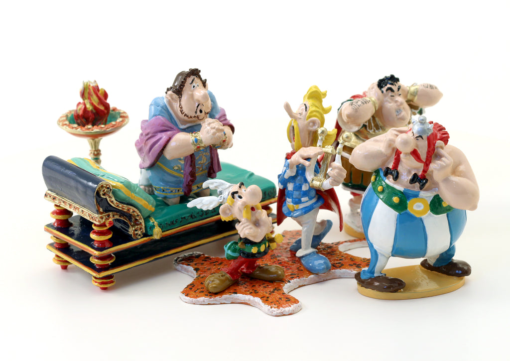 ASTERIX: LE MENHIR D'OR, PIXI COUVERTURE D'ALBUM - figurines en métal