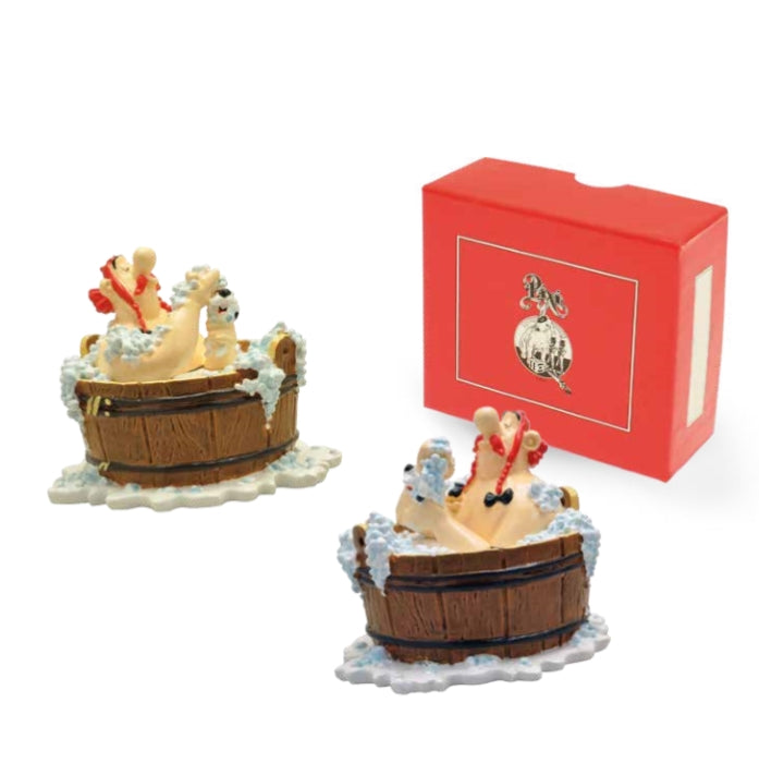 ASTERIX: OBELIX ET IDEFIX DANS LA BAIGNOIRE, COLLECTION ORIGINE #2 - figurine métal