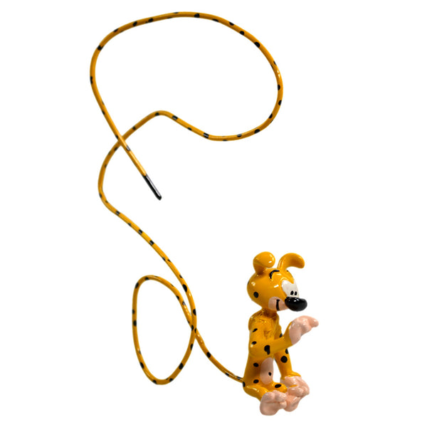 LE MARSUPILAMI: MARSU DANS LES BRAS DE SPIROU - figurine métal 8 cm