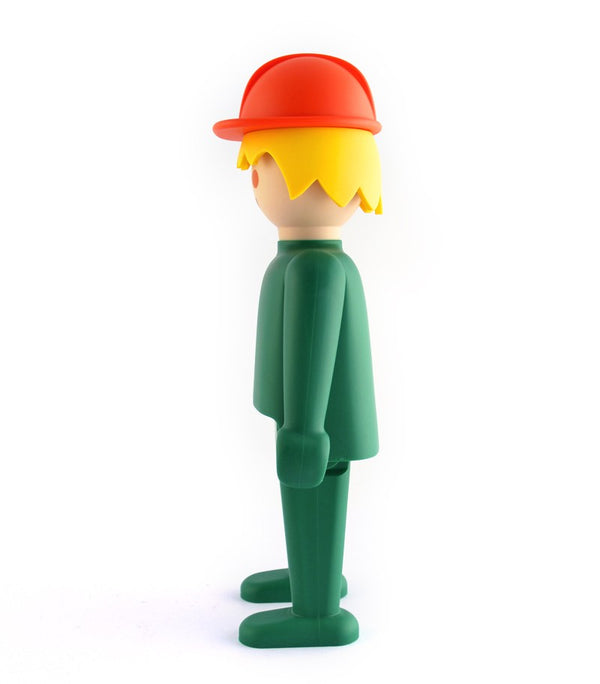 PLAYMOBIL: L'OUVRIER VERT - figurine de collection en ABS 24 cm