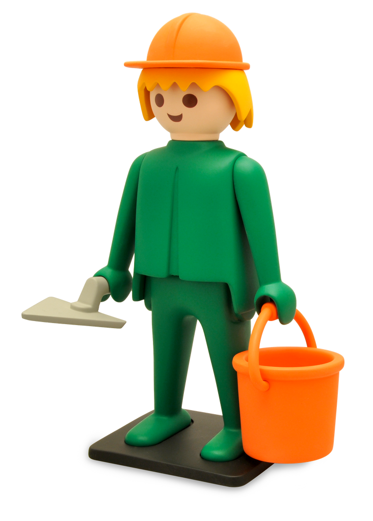 Playmobil géant de collection : l'ouvrier maçon, Collectoys 2019 (00214)