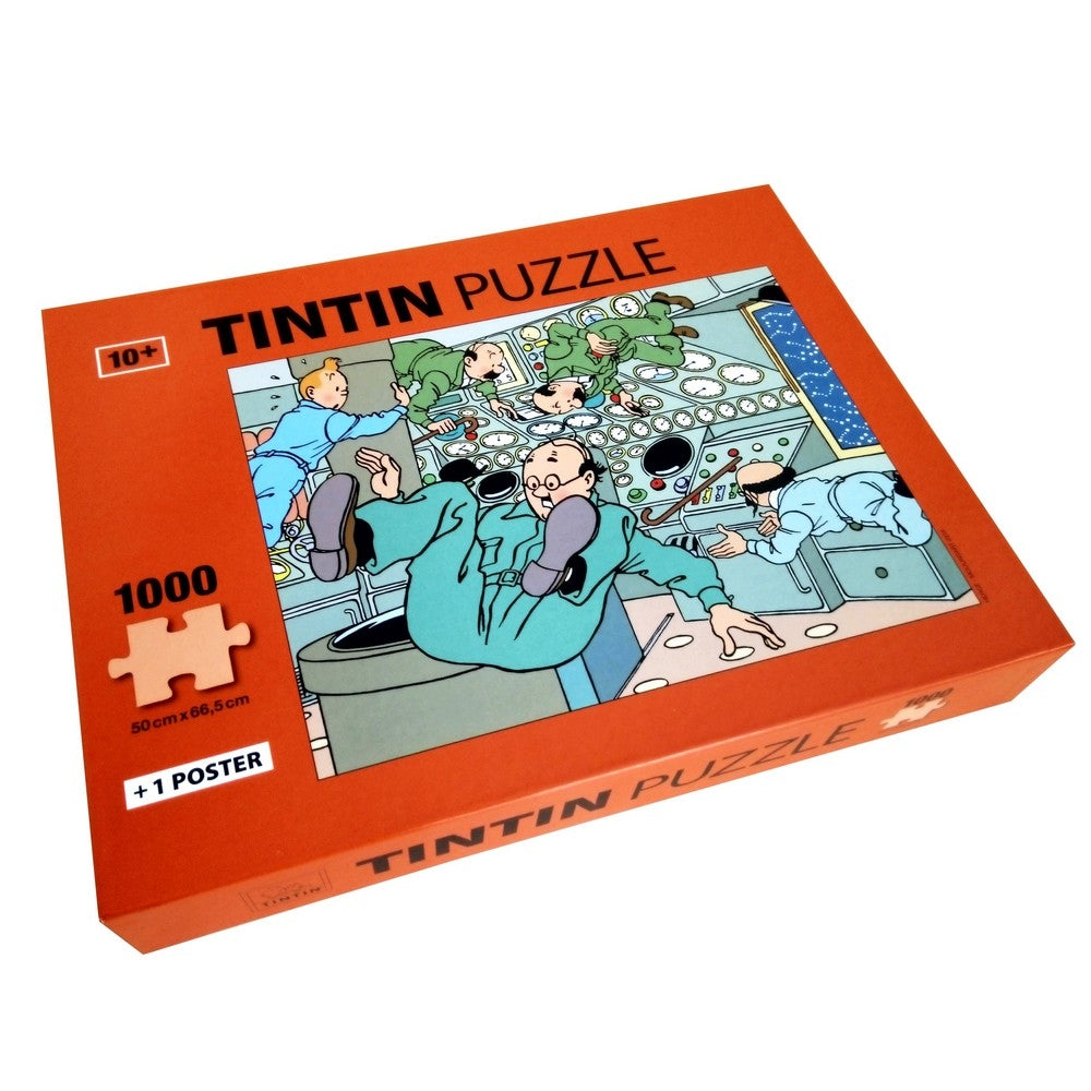 TINTIN: EN APESANTEUR - puzzle 1000 pièces 50 x 66.5 cm
