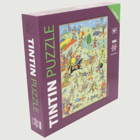TINTIN: LA BATAILLE DE ZILEHEROUM - puzzle 1000 pièces 50 x 66.5 cm