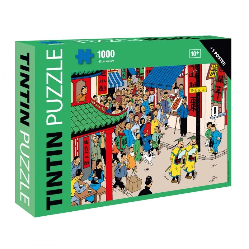 Puzzle Tintin Dupondt Chinois 1000 pièces Tintinimaginatio (81558)