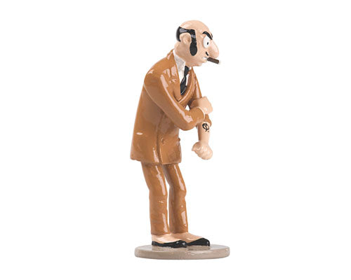 TINTIN: RASTAPOPOULOS "TATOUAGE" - figurine métal 8.5 cm