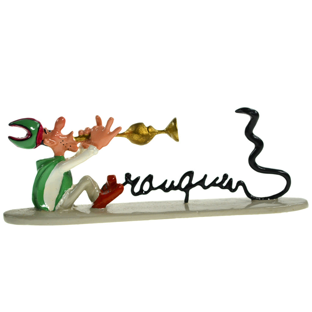 LES SIGNATURES DE FRANQUIN: MITRE RAILLEUSE CHARMEUR DE SERPENT - figurine métal