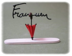 LES SIGNATURES DE FRANQUIN: PARAPLUIE - figurine métal