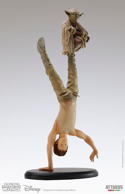STAR WARS: YODA & LUKE SKYWALKER, DAGOBAH TRAINING, collection "elite" - statuette résine 1/10 26 cm