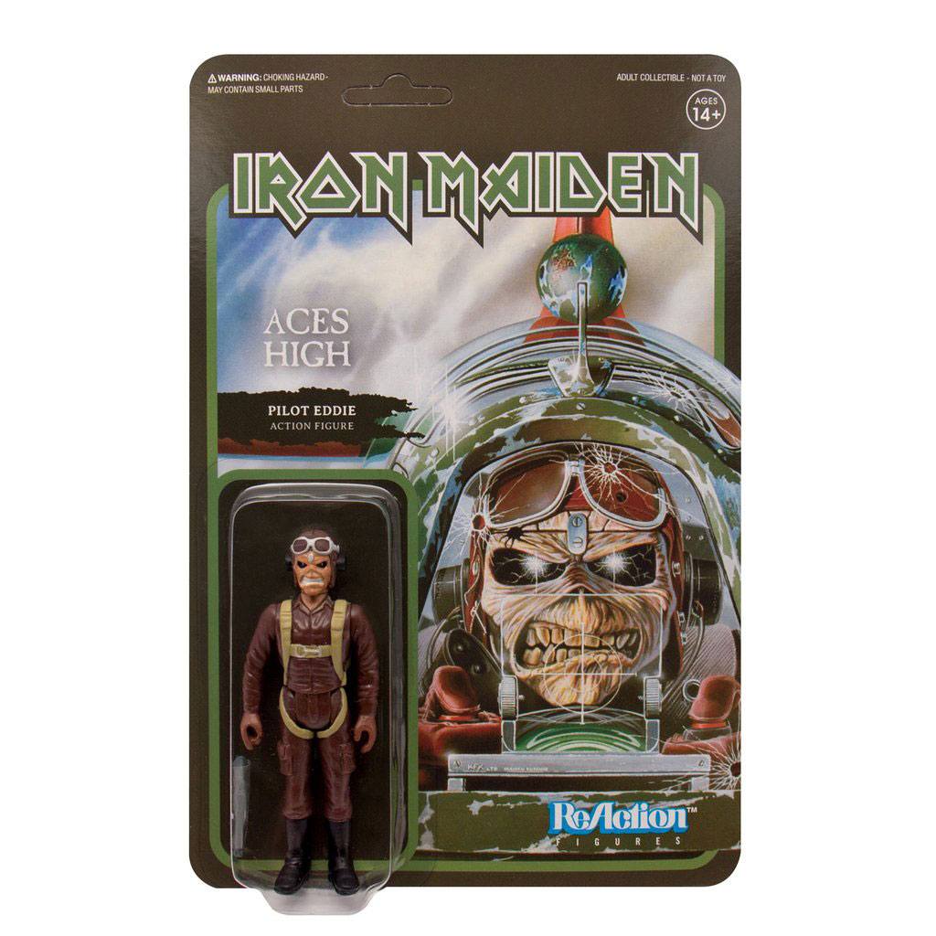 IRON MAIDEN: ACES HIGH (PILOT EDDIE) - figurine articulée "ReAction"