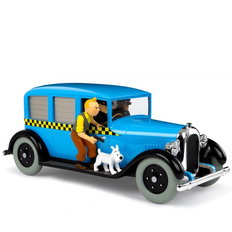Véhicule de collection 1/12 Tintin Le taxi de Chicago "Tintin en Amérique" Moulinsart 2022 (44503)