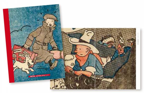 TINTIN: LE PETIT VINGTIEME - agenda 2016 15 x 21 cm