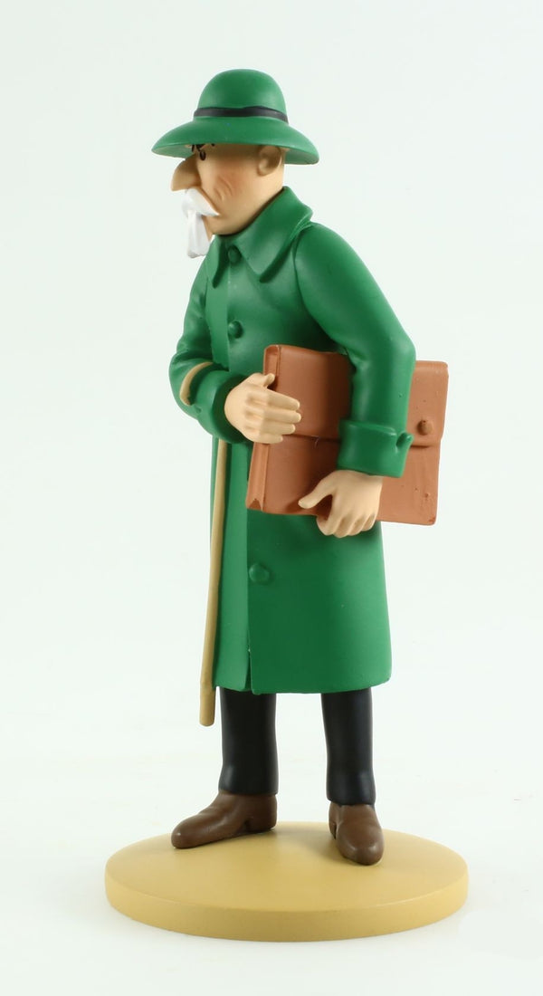 Figurine Tintin: Basil Bazaroff le marchand de canons (version kiosque #76) - statuette résine 12 cm