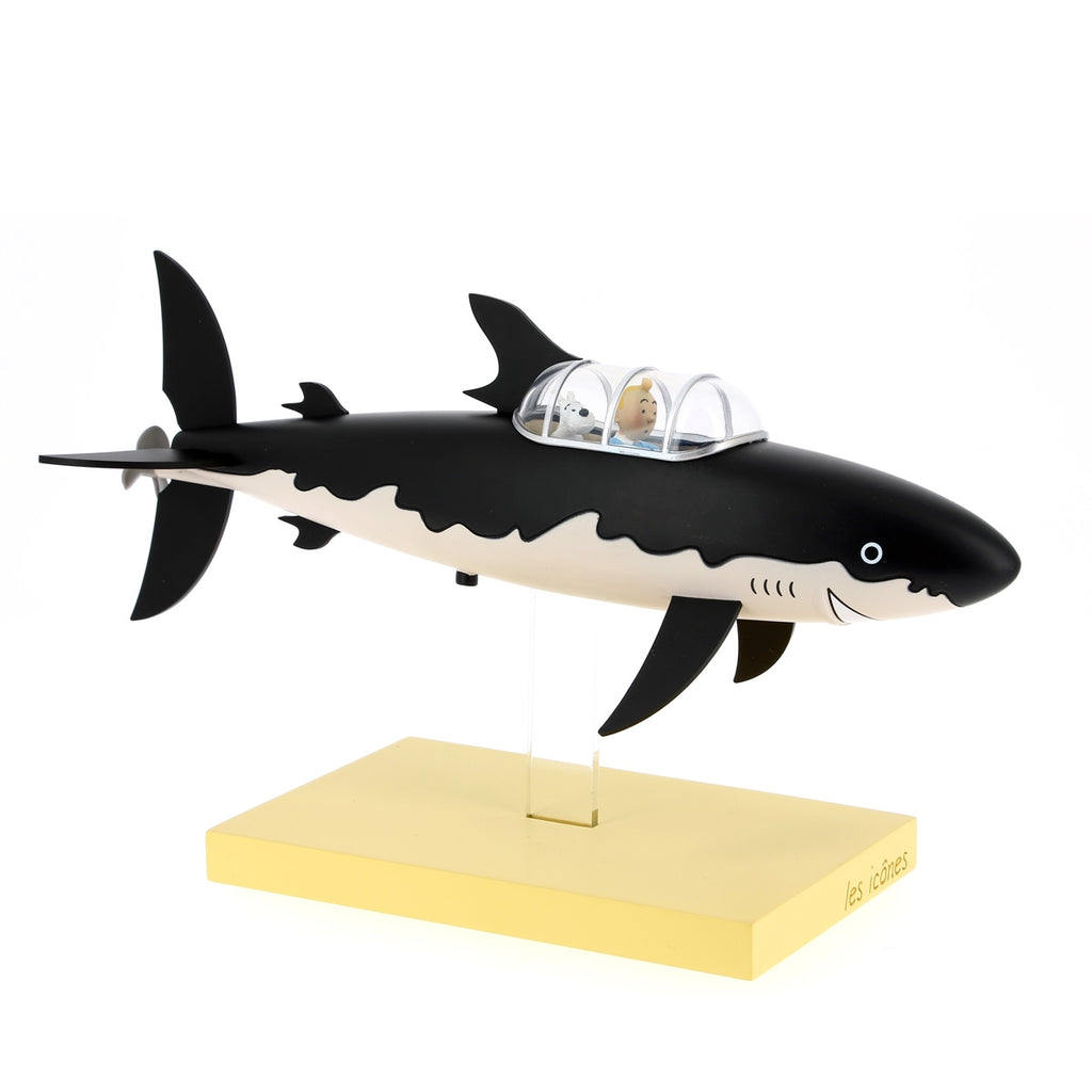 Figurine Tintin le sous-marin requin, Collection "LES ICONES" Tintinimaginatio (46402)