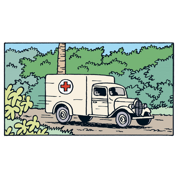 EN VOITURE, TINTIN (seconde edition) - #18 L'ambulance de l'asile 